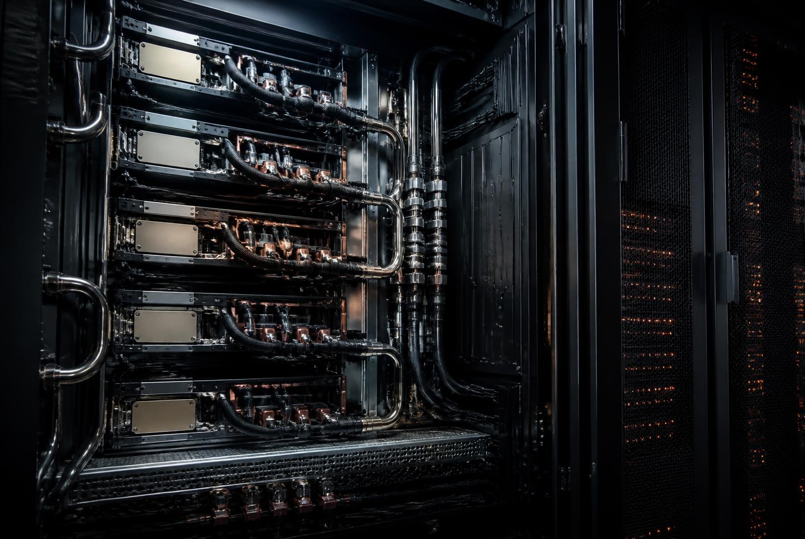 Liquid-cooled enterprise AI compute and high-performance networking systems